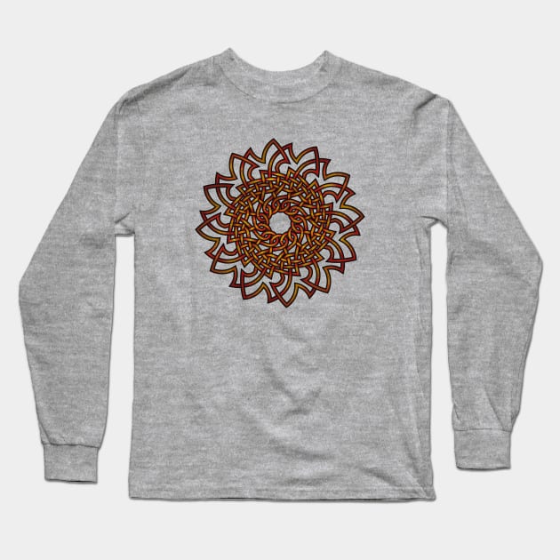 Sun Celtic Knot 1 Long Sleeve T-Shirt by The Knotty Works